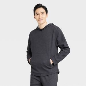 Men's Textured Knit Hoodie - M - All in Motion - Lululemon At Ease Dupe